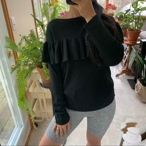 2 for $25 ✨ Adrienne Vittadini Ruffle Sweater